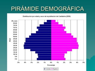 PIRÁMIDE DEMOGRÁFICA 