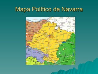 Mapa Político de Navarra 