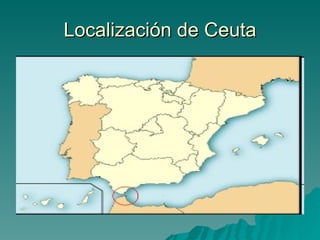 Localización de Ceuta 