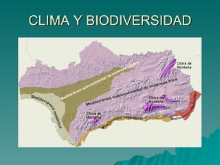 CLIMA Y BIODIVERSIDAD 