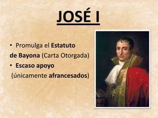 Tema 2. Inicios del liberalismo en España: las Cortes de Cádiz y la Constitución de 1812