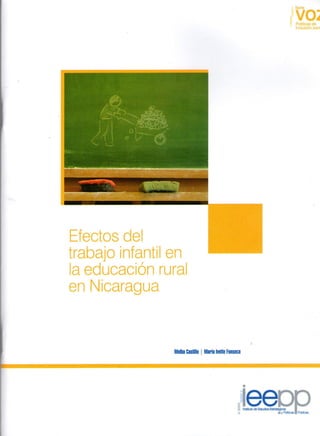 Trabajo infantil en educacion rural nicaragua