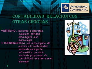 UniformidadExposición      Equidad Principios de la contabilidad Objetividad      Ente Bienes económicos      Periodo   