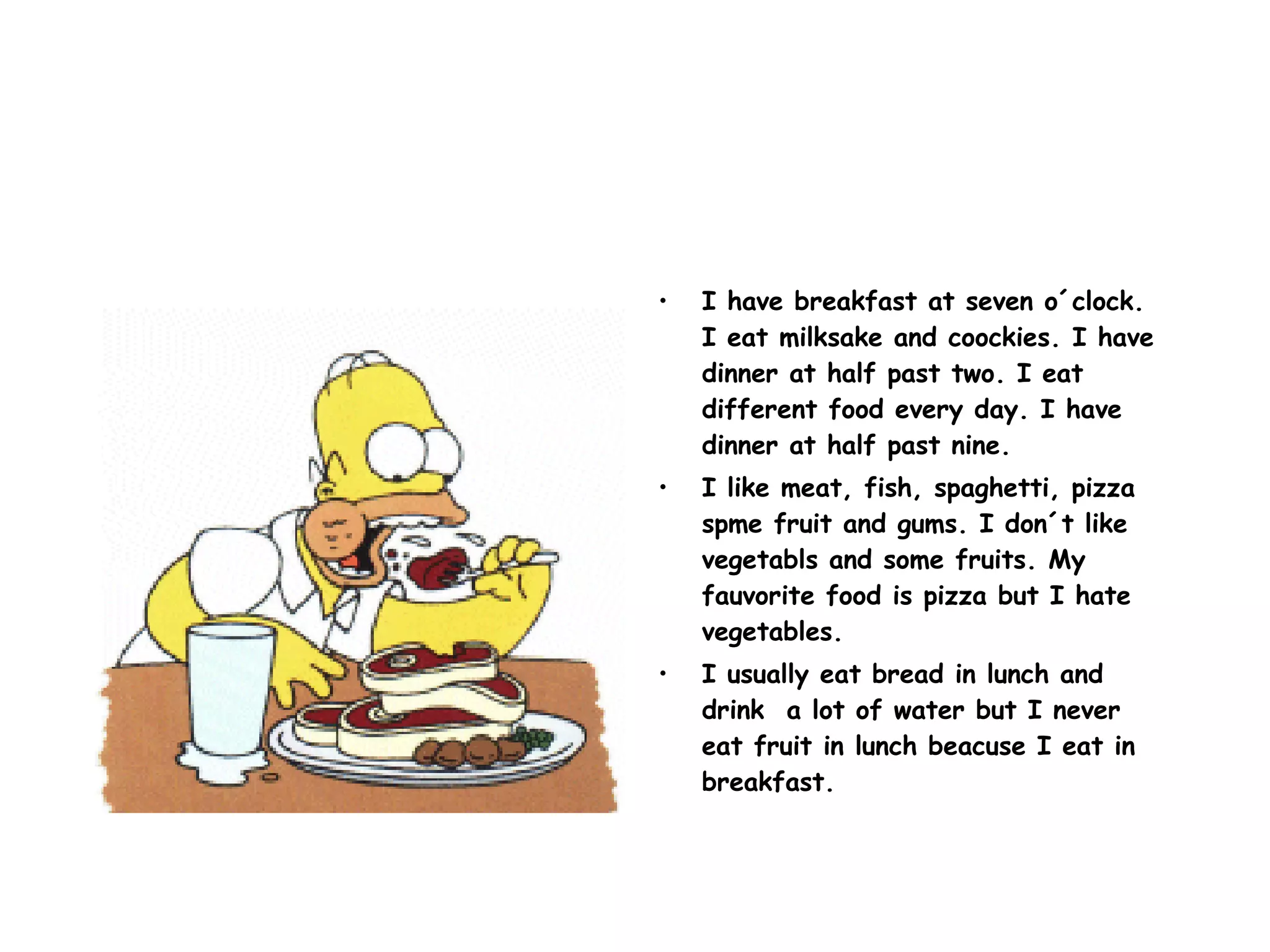 My Life: Javier Prieto PPT Food Drink