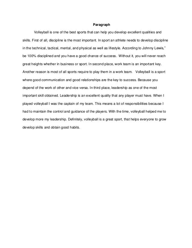 qualities of a good athlete essay qualities of a good athlete essay