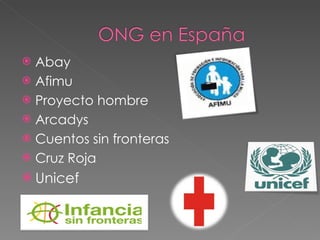 Abay Afimu Proyecto hombre Arcadys Cuentos sin fronteras Cruz Roja Unicef 