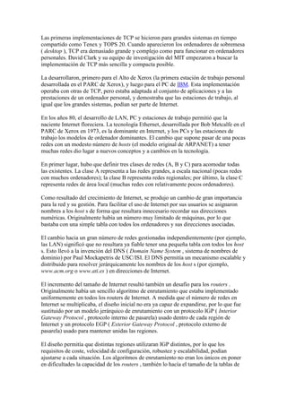 Trabajo internet  historia