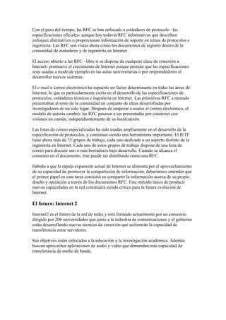 Trabajo internet  historia