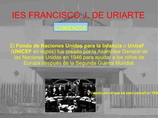 IES FRANCISCO J. DE URIARTE UNICEF 