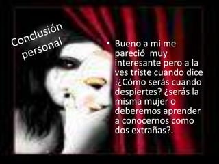 Willie::Es una de las personas mas importantes en la vida de Isabel  ya que en el momento que cae enferma Paula el estuvo a su lado en las buenas y en las malas ya que el amor que tenia por el le daba ciertos momentos de descanso 