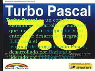 Turbo Pascal | PPT