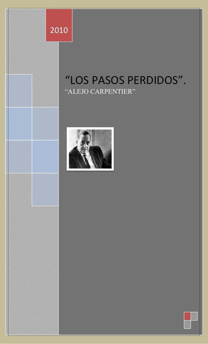 Los pasos persidos de Alejo Carpentier