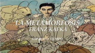 LA METAMORFOSIS
FRANZ KAFKA
ESPACIO Y TIEMPO
 