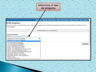 Selecciona el tipo
de pregunta

 