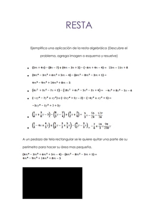 La ley distributiva dice que multiplicar una suma por un número da el mismo resultado que multiplicar cada uno por el número y después sumar todos los productos. Ejemplo: 4 x (2 +3)= 4x2+4x3