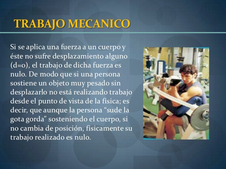 Trabajo mecanico