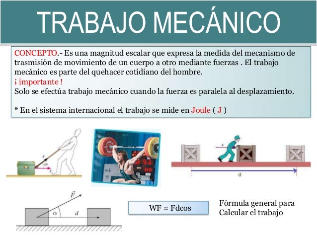 Trabajo mecánico