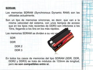 Contaba con dos velocidades de acceso: 60 nanosegundos las más rápidas y 70 nanosegundos las más lentas. </li></ul>