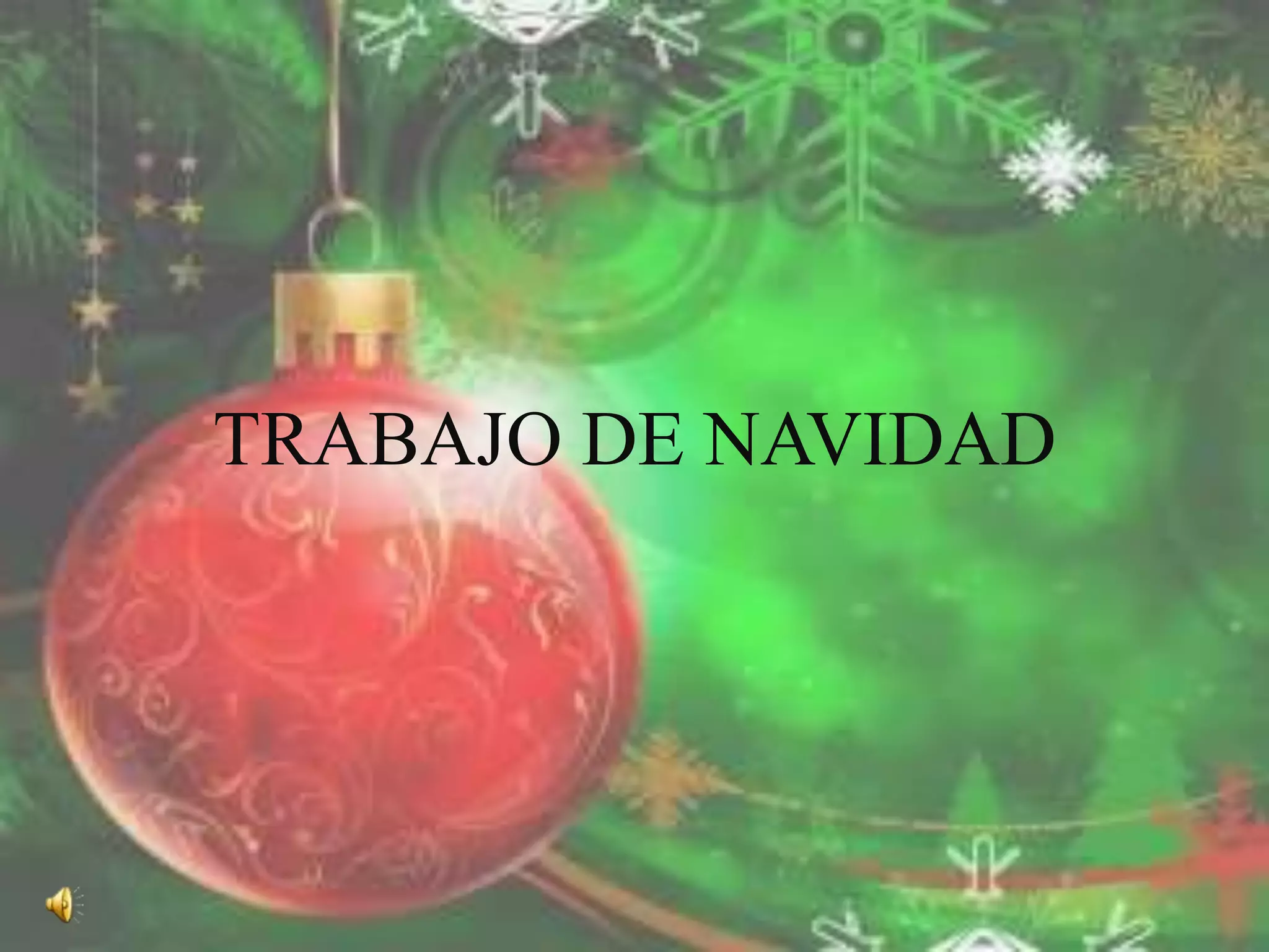 TRABAJO DE NAVIDAD