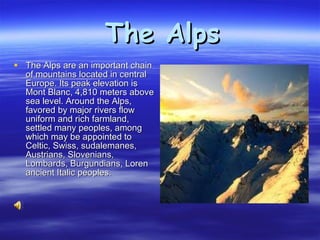 The Alps ,[object Object]