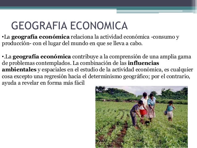 geografia economica