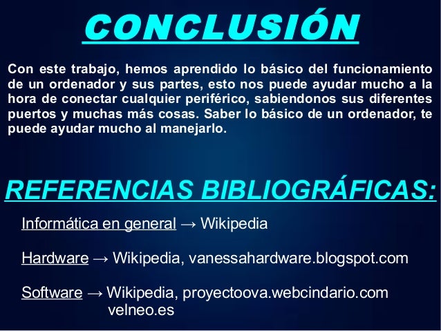 Concepto Y Clasificacion De Hardware Y Software Wikipedia