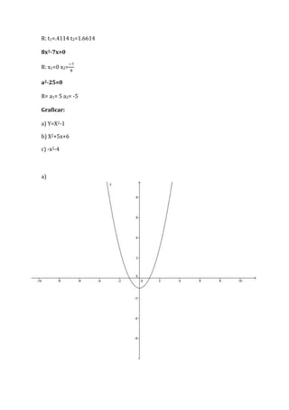 Trabajo final matematicas