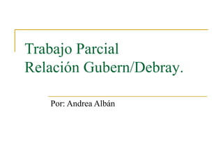 Trabajo Parcial
Relación Gubern/Debray.

   Por: Andrea Albán
 