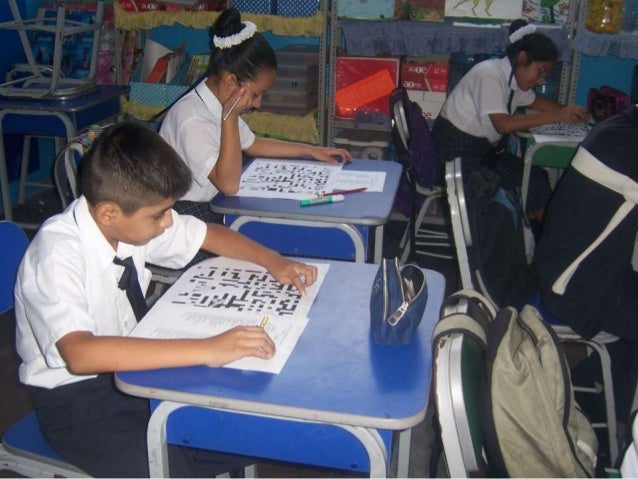 Trabajo pedagógico crucigramas
