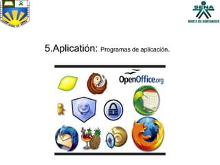 5.Aplicatión: Programas de aplicación.
 