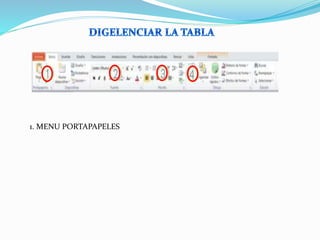 1. MENU PORTAPAPELES
 
