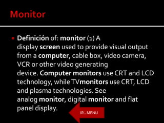 el computador y sus partes | PPT