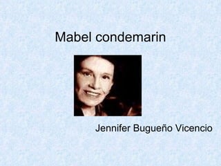 Mabel condemarin Jennifer Bugueño Vicencio 