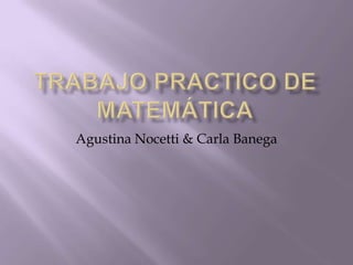 Agustina Nocetti & Carla Banega
 