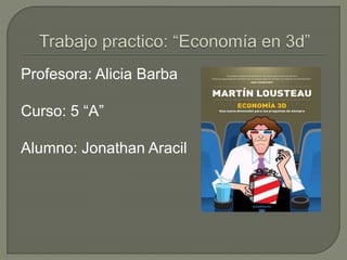 Profesora: Alicia Barba 
Curso: 5 “A” 
Alumno: Jonathan Aracil 
 