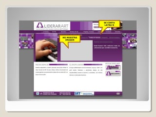 SE CORTA
LATRA N
NO MUESTRA
IMAGEN
 