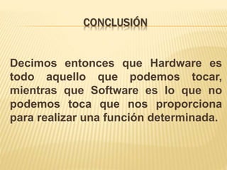 Trabajo práctico N° 2 (Hardware y Software) | PPTX