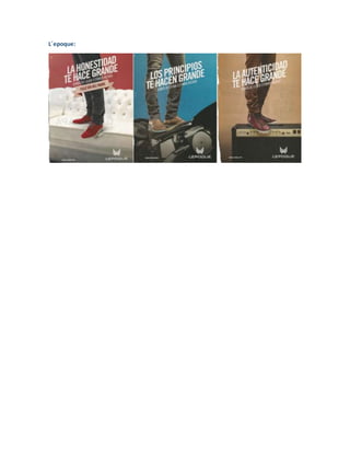 L´epoque:
 