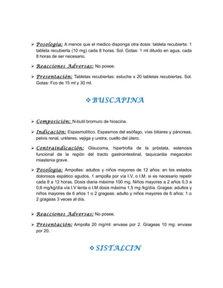 Quantrel Trabajo primera parte guia farmacologica nuevo 3 | DOC