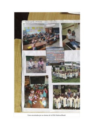 Fotos encontradas por un alumno de la ONG MedicusMundi
 
