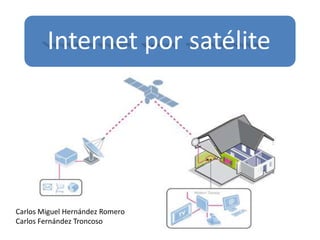 Internet por satélite




Carlos Miguel Hernández Romero
Carlos Fernández Troncoso
 