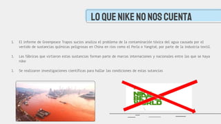 superstición matraz Clásico Trabajo sobre la responsabilidad social corporativa en Nike