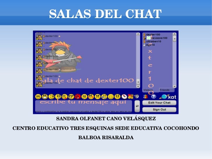 Salas de Chat