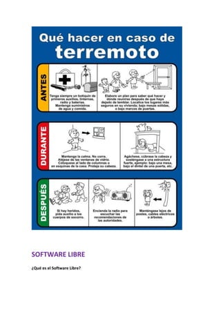 SOFTWARE LIBRE
¿Qué es el Software Libre?
 
