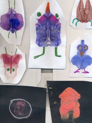 Pintamos encima de la foto 