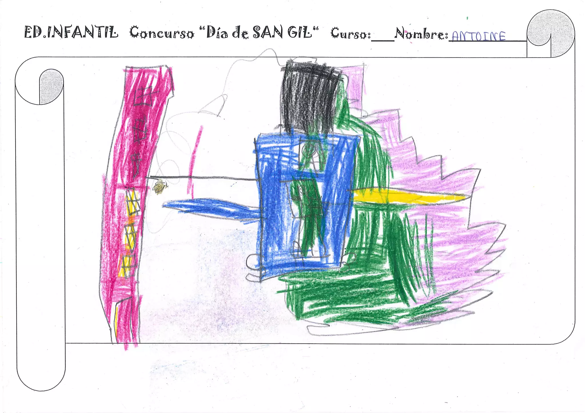 Trabajos día san gil 4años