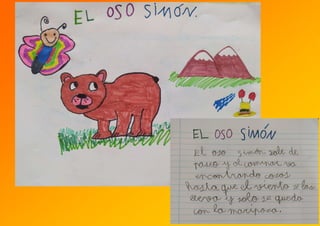 Día do LIBRO- El oso Simón-  Traballos 1º primaria