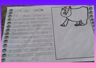 Día do LIBRO- El oso Simón-  Traballos 1º primaria