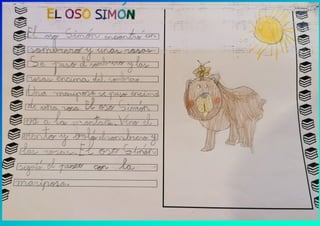 Día do LIBRO- El oso Simón-  Traballos 1º primaria