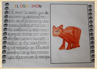 Día do LIBRO- El oso Simón-  Traballos 1º primaria